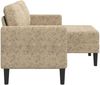 vidaXL 2-Sitzer-Sofa mit Chaiselongue L-Form Hellgrau 125cm Kunstleder 4107089 Bild 4