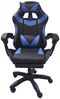 HTI-Living Drehstuhl Gaming Stuhl Krit Eco Schwarz-Blau (Stück, 1 St) Bild 3