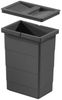 Hailo 1129905 ReadyBin 8,5 L dunkelgrau 226x156x295 mm mit Wandhalter Bild 4