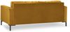 Micadoni Sofa Mamaia 3-Sitzer Samt Bluvel Gelb schwarze Beine Bild 2