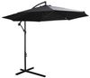 Outsunny Ampelschirm mit Handkurbel, Polyestergewebe, schwarz, 295 x 295 cm Bild 4