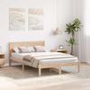 vidaXL Bettgestell Braun 140 x 190 cm Massivholz Kiefer 872194 Bild 3