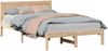 vidaXL Bettgestell Braun 140 x 190 cm Massivholz Kiefer 872194 Bild 2