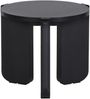 Selsey 'Preffines S' Couchtisch, Ø 50 cm, Eschenholzoptik schwarzgrau Bild 2