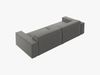 Micadoni 3-Sitzer Sofa Jodie Samt Bluvel Hellgrau Bild 4
