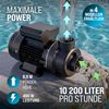 MONZANA® Pumpe 10.200 L/H Sandfilteranlagen Filterpumpe Bild 3
