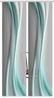 HOME WOHNIDEEN Schiebegardine 84070 ELANIA Schiebegardine aus recyceltem Polyester, halbtransparent (2 St), Paneelwagen, transparent, Polyester Bild 2