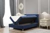 Boxspringbett Schlafzimmerbett ESME 200x200cm in Stoff Riviera Mint Bild 2