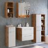 Hängeregal Badezimmer LOUNY-03 in Wotaneiche Nb, B/H/T: ca. 30/64/18 cm Bild 3
