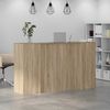 vidaXL Empfangstheke Sonoma-Eiche 180x50x103,5 cm Holzwerkstoff 3324171 Bild 4