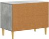 vidaXL Nachttisch Betongrau 62 x 34,5 x 48 cm Holzwerkstoff 895008 Bild 5
