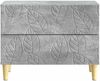 vidaXL Nachttisch Betongrau 62 x 34,5 x 48 cm Holzwerkstoff 895008 Bild 3