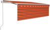 vidaXL Markise Automatisch mit Rollo LED Windsensor 4,5x3m 3069335 Bild 2