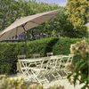 Sekey Sonnenschirm 270 cm Sonnenschirm Gartenschirm Marketschirm – Knickbar im Sitzen, LxB: 270,00x271,00 cm, Sonnenschutz UV50+, Windfest und Stabil, 100% Wasserfest Bild 2