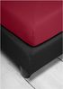 Irisette Mako-Jersey Betttuch Jupiter 0008 bordeaux 190x200 cm 8-68 bordeaux Bild 5