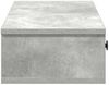 vidaXL Wandregal mit Schubladen Betongrau 100x37,5x19 cm Holzwerkstoff 859962 Bild 5