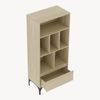 Bücherregal Kistiandi 137x60x35 cm Eicheoptik, hell [en. casa] Bild 4