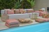 H.O.C.K. Sitzhocker H.O.C.K. Berto Outdoor Pouf Hocker rund mit Keder ø45x45 cm terra boho, Hocker, Sitzhocker, Pouf Hocker, Barhocker - wetterfest, vielseitig Bild 3