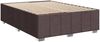 vidaXL Bettgestell ohne Matratze Dunkelbraun 140x200 cm Stoff 3284842 Bild 3