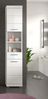 Badezimmer Hochschrank Shawn in weiß Hochglanz 37 x 191 cm Bild 5