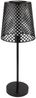 LED Solarleuchte, Loch Design, schwarz, H 50 cm Bild 2