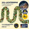 Casaria Weihnachtsgirlande 5m 80 LED inkl. Deko Outdoor Girlande Weihnachten Tannengirlande Außen Weihnachtsdeko Bild 2