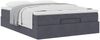 vidaXL Ottoman-Bett mit Matratze Dunkelgrau 140x190 cm Samt 3311184 Bild 5