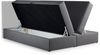 AX LIVING Boxspringbett 160x200 mit Bettkasten Vendio in Hellgrau Bild 4