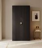 Selsey 'Moonir' Kleiderschrank 2-türig mit Kleiderstange, schwarz 200 x 100 x 57 cm Bild 2