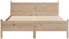 vidaXL Massivholzbett ohne Matratze 135x190 cm Kiefernholz 855606 Bild 4