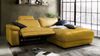 KAWOLA Sofa LOLA Ecksofa Stoff curry mit motorischer Relaxfunktion Recamiere rechts 82 x 178 x 233 cm Bild 2