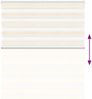 vidaXL Doppelrollo Marmorbeige 135x150cm Stoffbreite 130,9 cm Polyester 4014658 Bild 5
