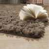 TT Home Teppich Diele, Esszimmer, Flur, Schlafzimmer, Wohnzimmer, Rechteckig, Höhe: 37 mm, Teppich Wohnzimmer Hochflor Langflor Weich Soft Modernes Einfarbiges D Bild 4