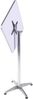 Stehtisch IVAR Quadratisch Alu-Gestell - Stahl Silberfarbig 110x60x60cm | Bistrotisch Stehtisch Bartisch Bild 2