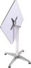 Stehtisch IVAR Quadratisch Alu-Gestell - Stahl Silberfarbig 110x60x60cm | Bistrotisch Stehtisch Bartisch Bild 4