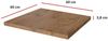 Arbeitsplatte 60 cm 38 mm Küchenzeile Küchenblock Eiche Lancelot Küche Vigo Bild 4