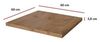 Arbeitsplatte 60 cm 38 mm Küchenzeile Küchenblock Eiche Lancelot Küche Vigo Bild 5