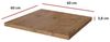 Arbeitsplatte 60 cm 38 mm Küchenzeile Küchenblock Eiche Lancelot Küche Vigo Bild 3