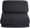 Schlafsessel HWC-E68, Schlafsofa Funktionssessel Klappsessel Relaxsessel, Stoff/Textil ~ dunkelgrau Bild 5