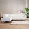 Bronx71 Ecksofa Kansas Stoff off white links Bild 3