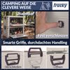 Trucky Faltbox Storage Box 75 L Camping Klappbox Klappkiste 58 x 40 x 33 cm Beige Bild 4