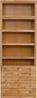 Home affaire Bücherregal Soeren, aus massiver Kiefer, in 2 Höhen, Tiefe 29 cm, mit 5 Schubkästen Bild 4