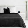 Wohndecke TEDY Teddy-Fleece kuschelige Sofadecke Sesselschoner Extra weich schwarz 70x160 cm schwarz Bild 3