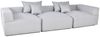 HOME DELUXE Modulares Outdoor Sofa ALAZIA Hellgrau - L Bild 4
