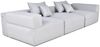 HOME DELUXE Modulares Outdoor Sofa ALAZIA Hellgrau - L Bild 5