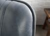 Stuhl Echtleder 49x56x83 blau IRON LABEL #510 Bild 4