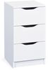 Kommode >WESTPHALEN< (BxHxT: 41x71x40 cm) in Weiss - 41x71x40 (BxHxT) Bild 1