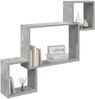 vidaXL Wandregal Wandhalterung Betongrau 91,5 x 15 x 76 cm 8012119 Bild 2