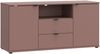 TV-Schrank >GANYMEDE< 2 Türen, 2 Schübe, Fach, terrakottafarbig - 129,8x63,1x41,3cm (BxHxT) Bild 4