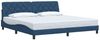 Doppelbett, Bettgestell Modernen ohne Matratze Blau 200x200 cm Stoff d1871e Bild 3
